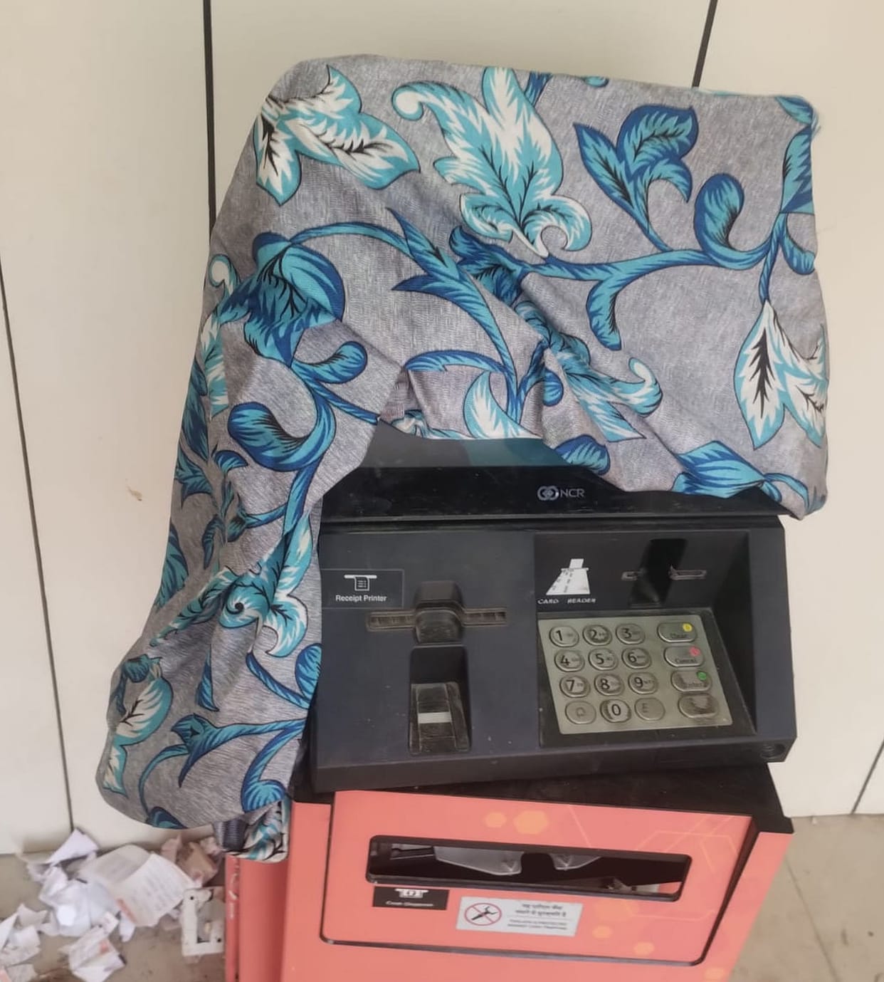 Attempt to rob BOB ATM, CCTV camera broken