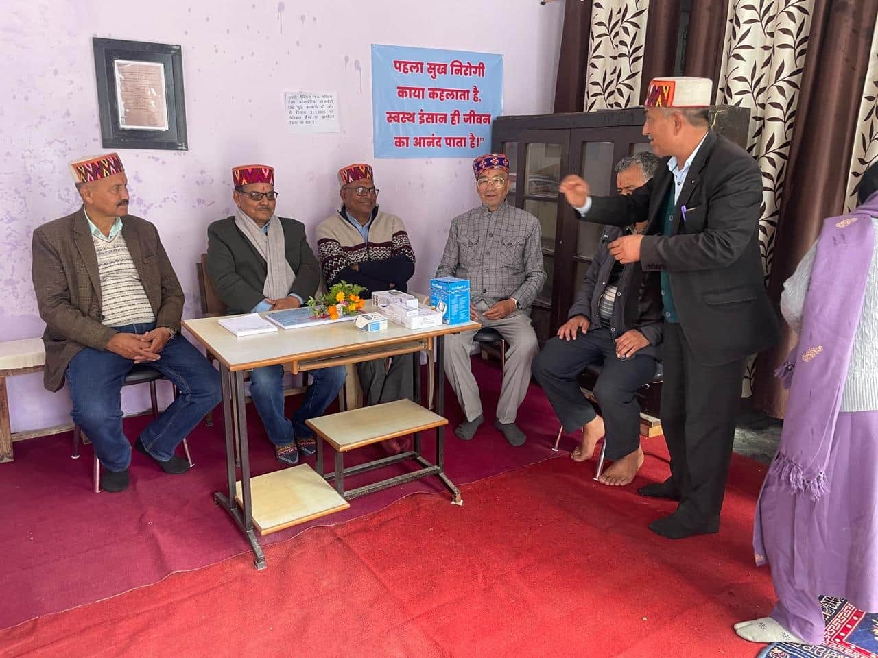 भुट्टिको परिसर में दी शमशी को-ऑपरेटिव मेडिकल ऐड एंड पब्लिक हेल्थ सोसाइटी लिमिटेड के नए कार्यालय