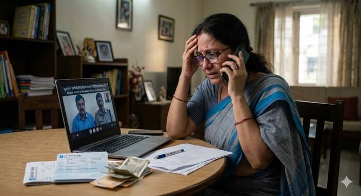 Fraudsters Pose as Police and ED Digitally Arrest 75-Year-Old Teacher Dupe 84 Lakh