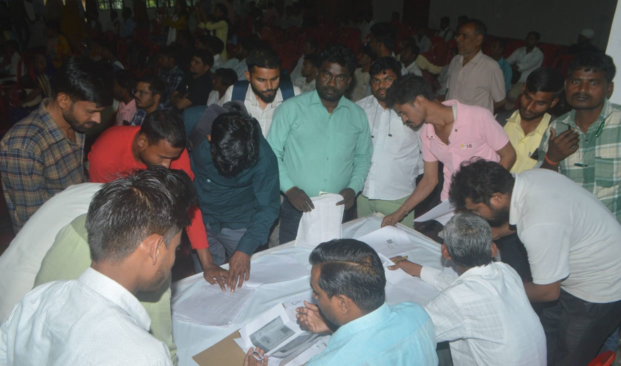 112 candidates selected in the employment fair, 109 returned disappointed