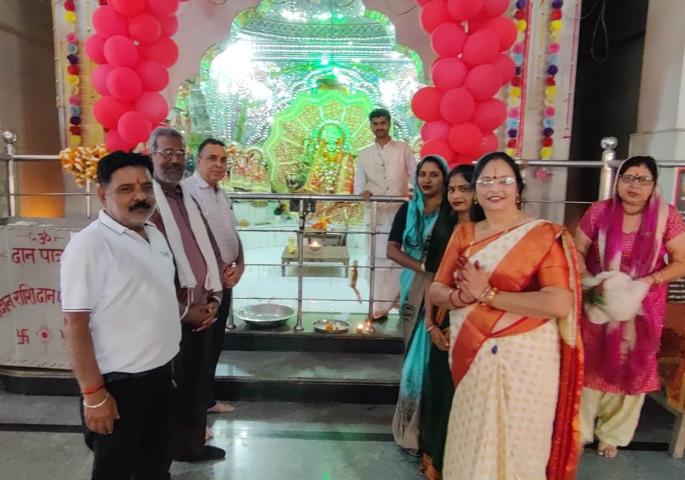 फोटो-59: बहादुरगढ़ में आयोजित कार्यक्रम में भाग लेते श्रद्धालु। स्रोत मंदिर