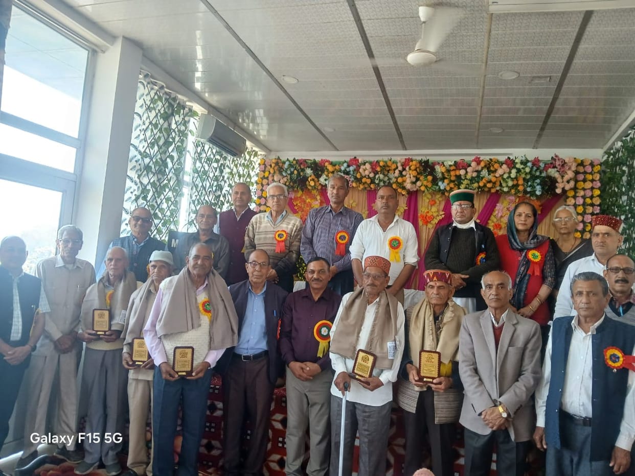Elderly and social workers honored
