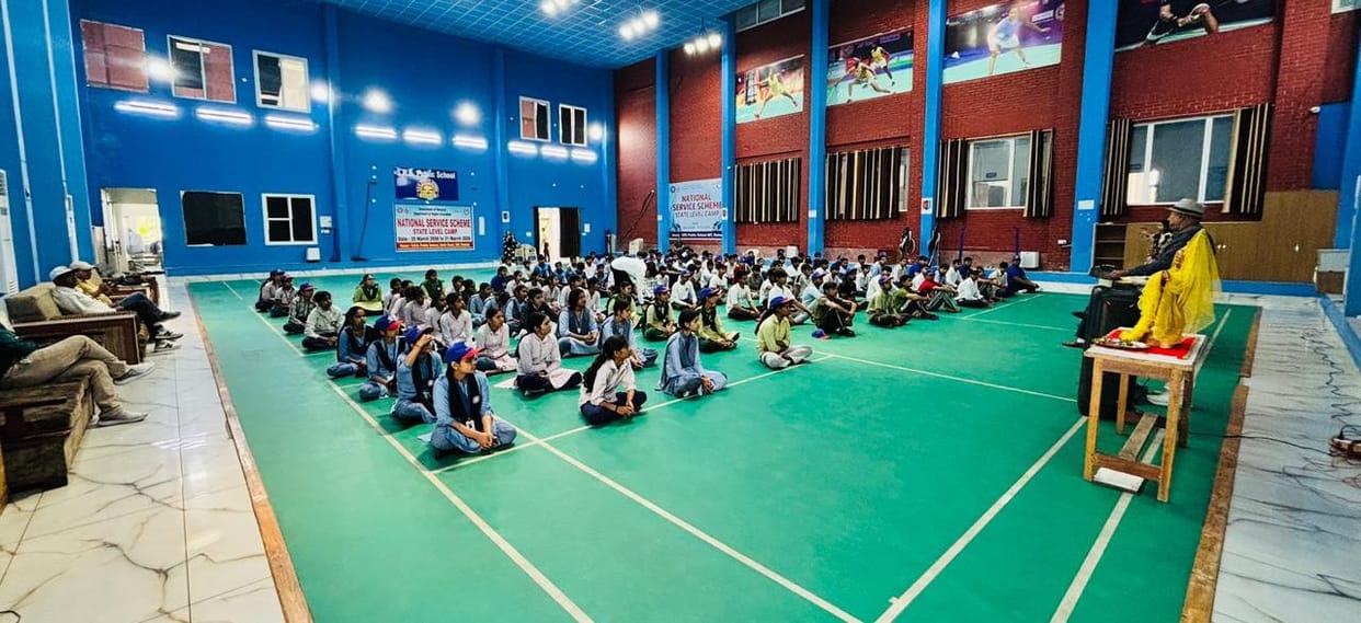Pledge for water conservation administered in NSS camp
