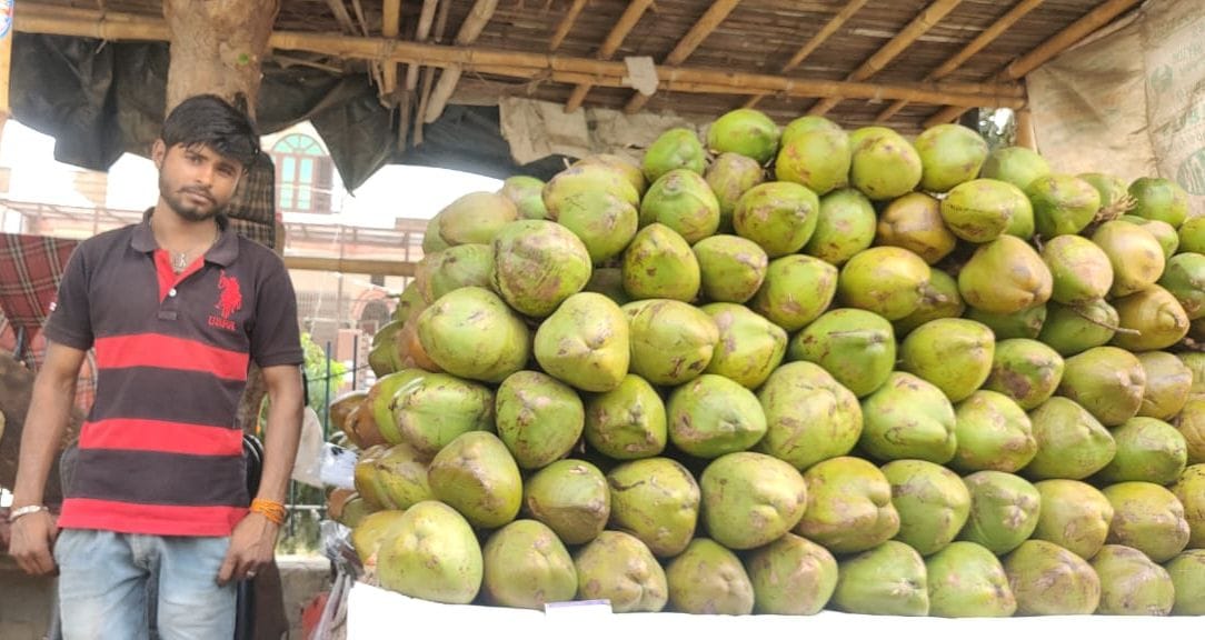 Demand for coconut water rises as the heat intensifies.