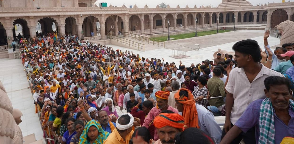 Four lakh devotees visited Ram Lalla