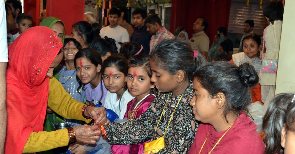 Kanjak worshipped on Durgashtami, devotees queue up at the Mother's court
