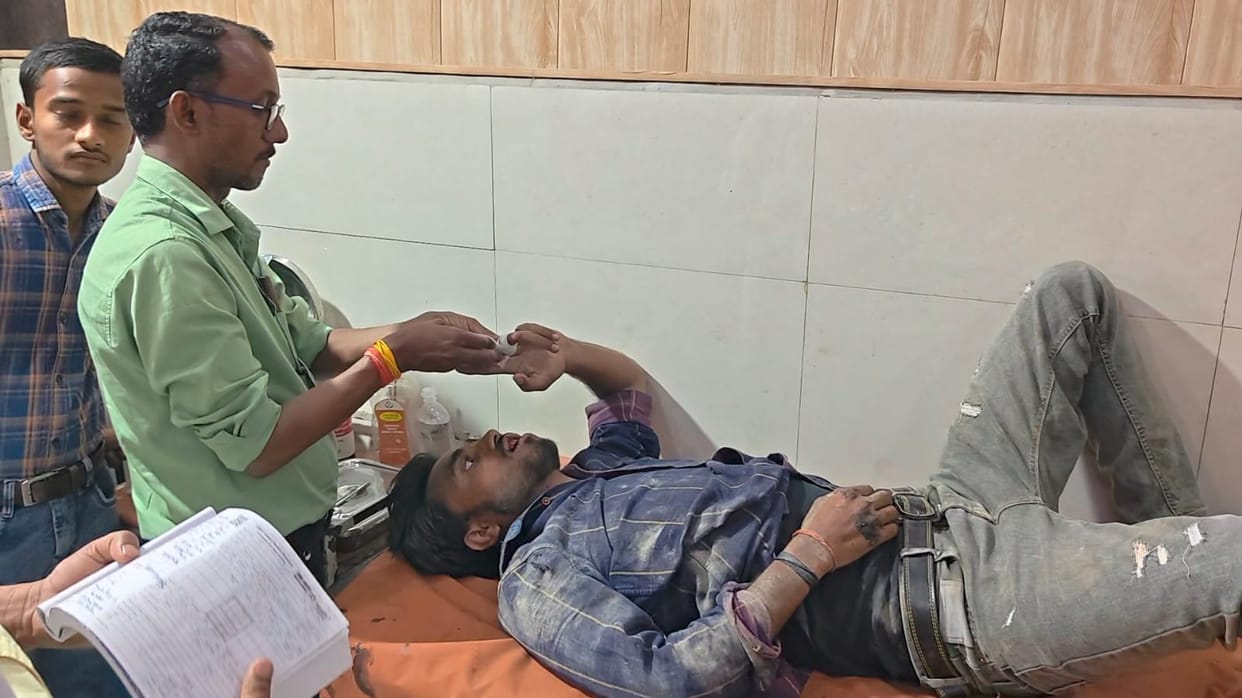 Bike hit by truck, father killed, son injured
