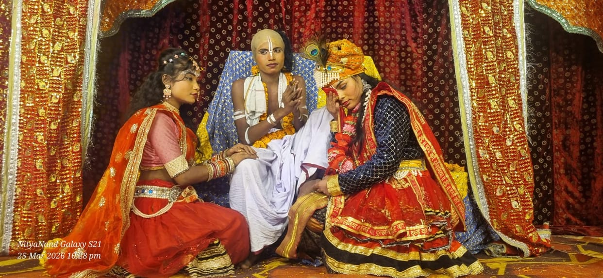 The Reunion of Krishna and Sudama Was Enacted