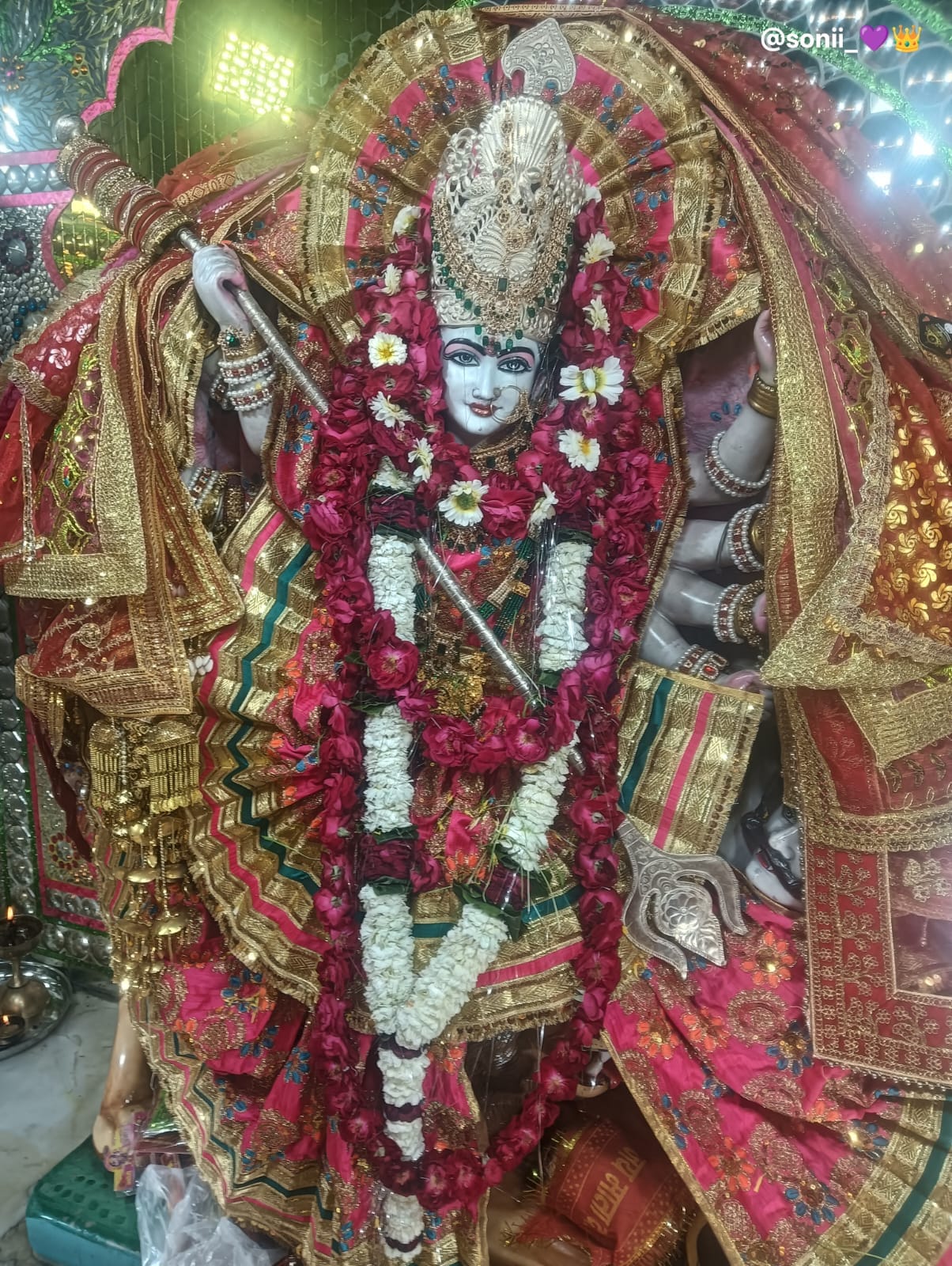 Durga Ashtami and Ram Navami were celebrated, nine girls were worshipped.