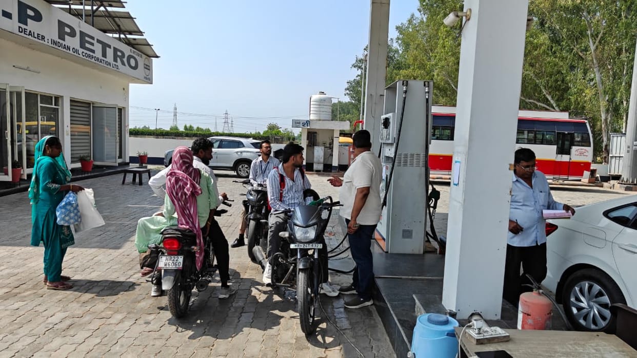 Petrol and diesel were put under police protection