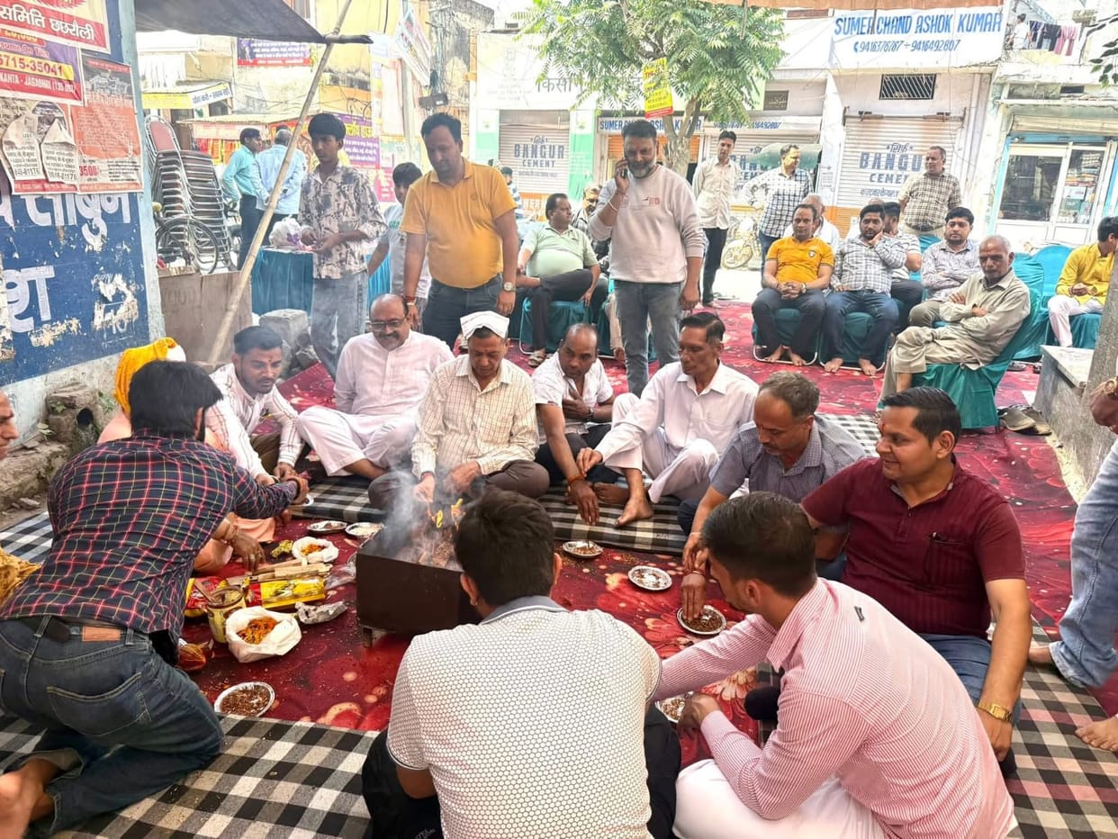 Statue of Maharaja Agrasen Installed at the Square