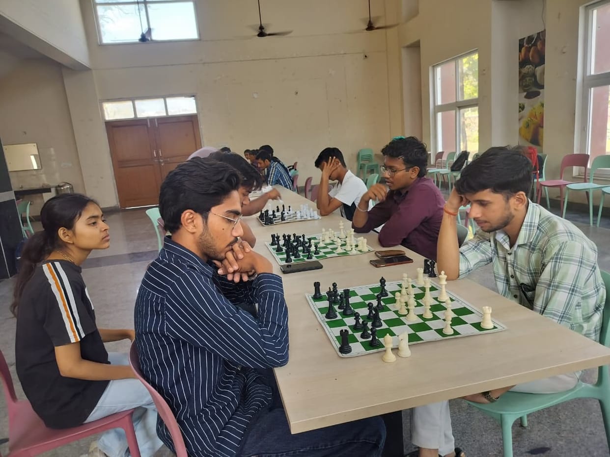 Chess... Priyanshu tops in the men's category and Sonal tops in the women's category