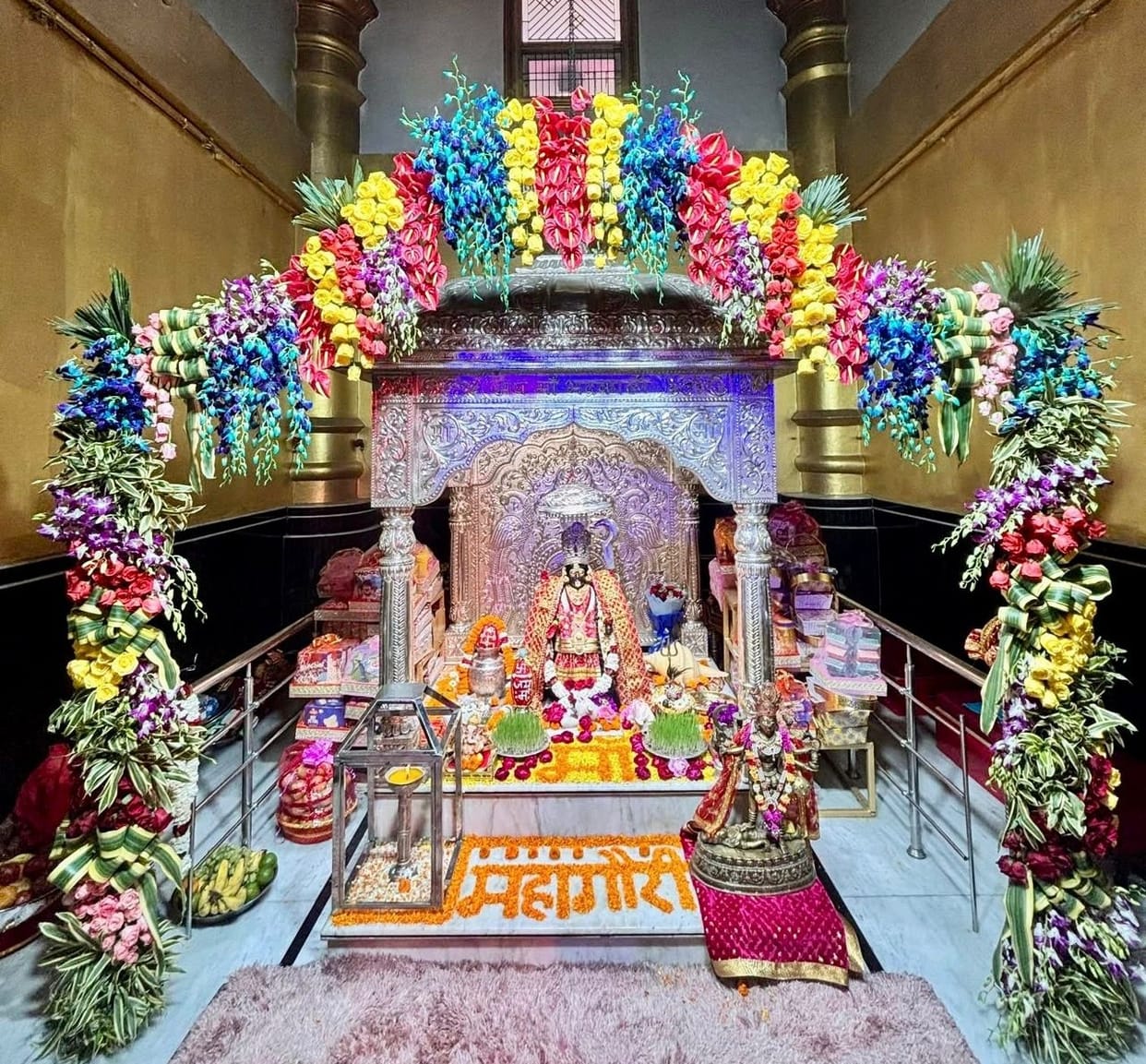 Mahagauri is the presiding deity of purity and compassion: Peethadhishtha