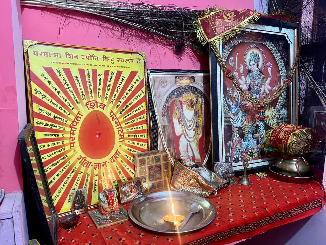 Durgashtami celebrated with devotion and gaiety, breaking the fast by worshipping Kanjak