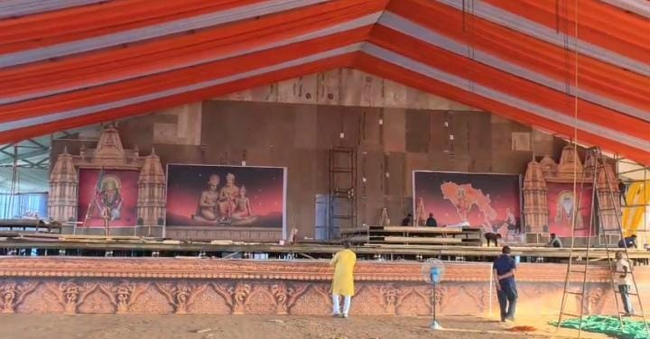 कोरबा मेंं बाबा बागेश्वर का दिव्य दरबार