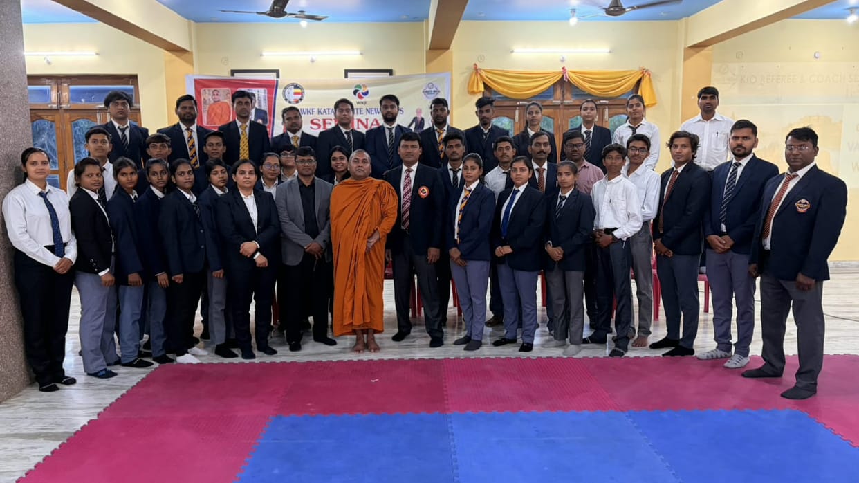 70 instructors participated in the Sports Karate Rules Seminar