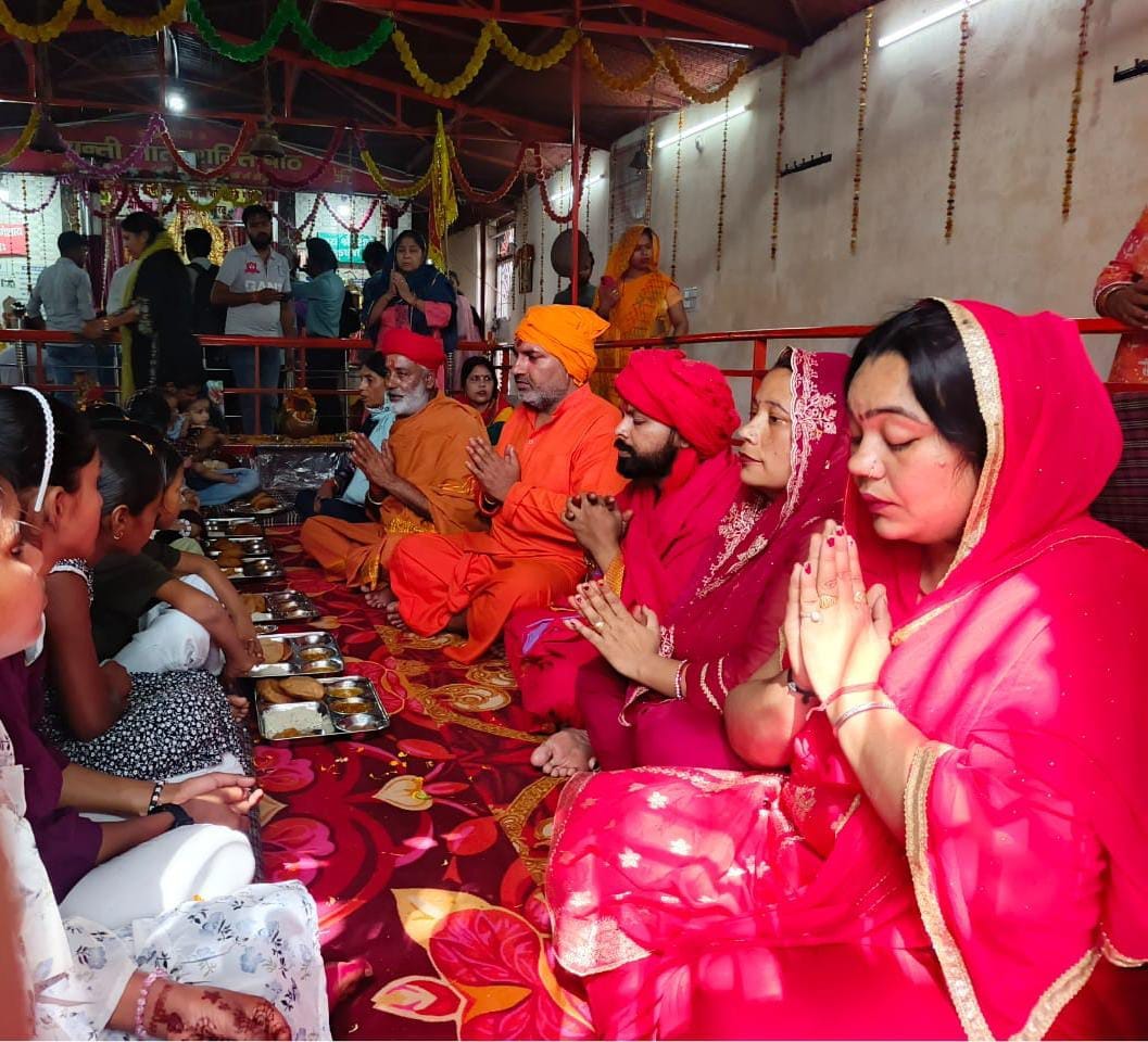 Navratri festival concludes with Maa Siddhidatri worship and Kanya Bhoj
