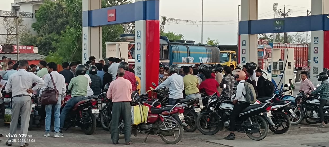 There is a huge outcry for diesel and petrol, leading to fights at the pumps.