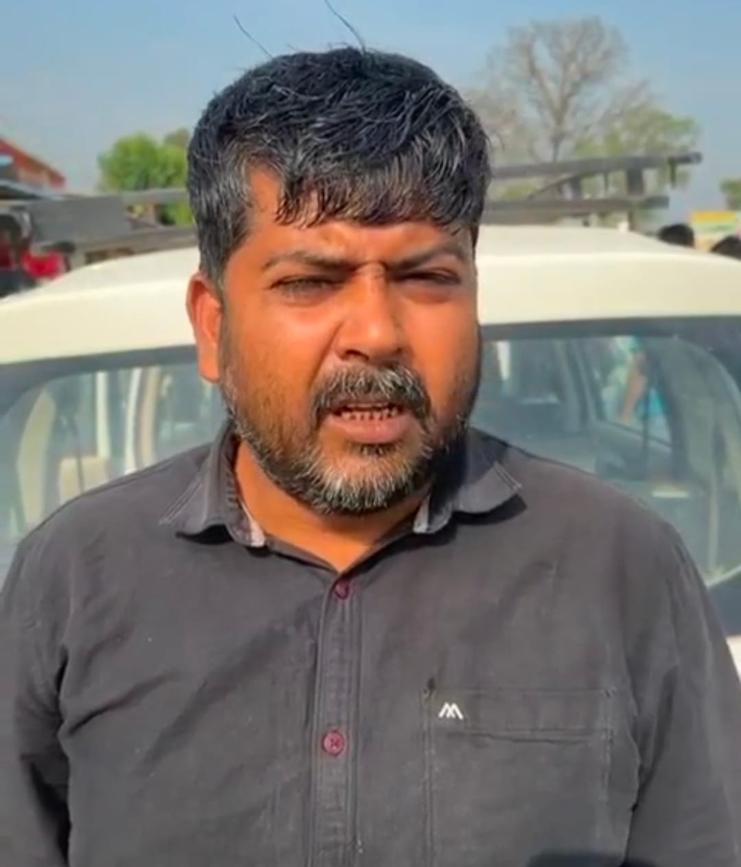 Driver dragged on bonnet, video goes viral