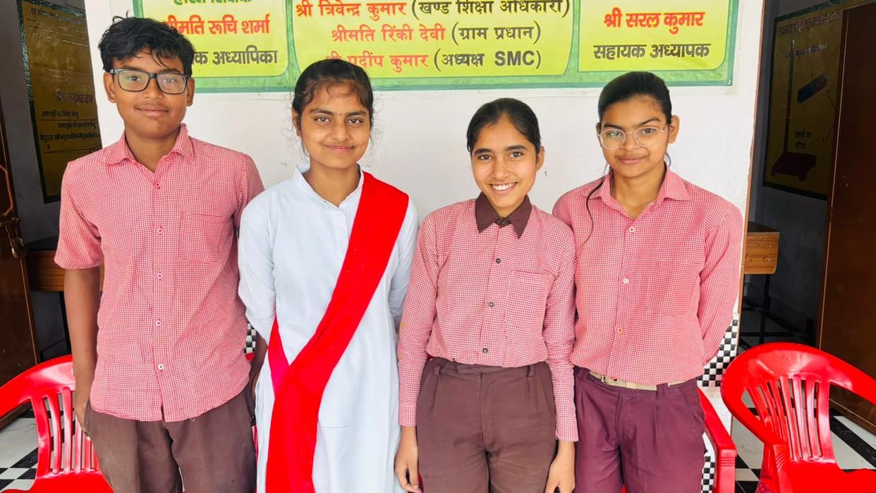 The students performed excellently