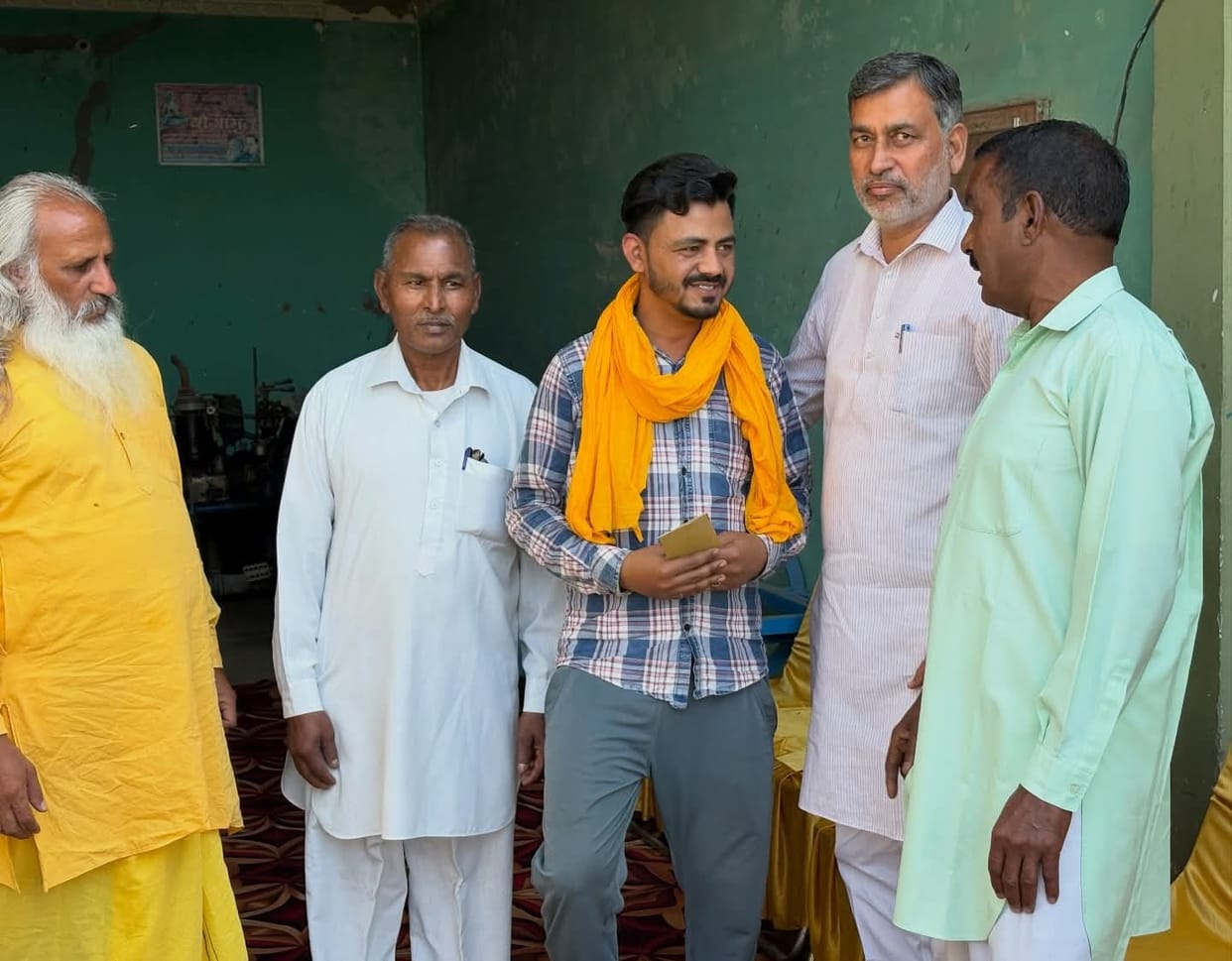 BJP Leader Conducts Public Outreach in Villages