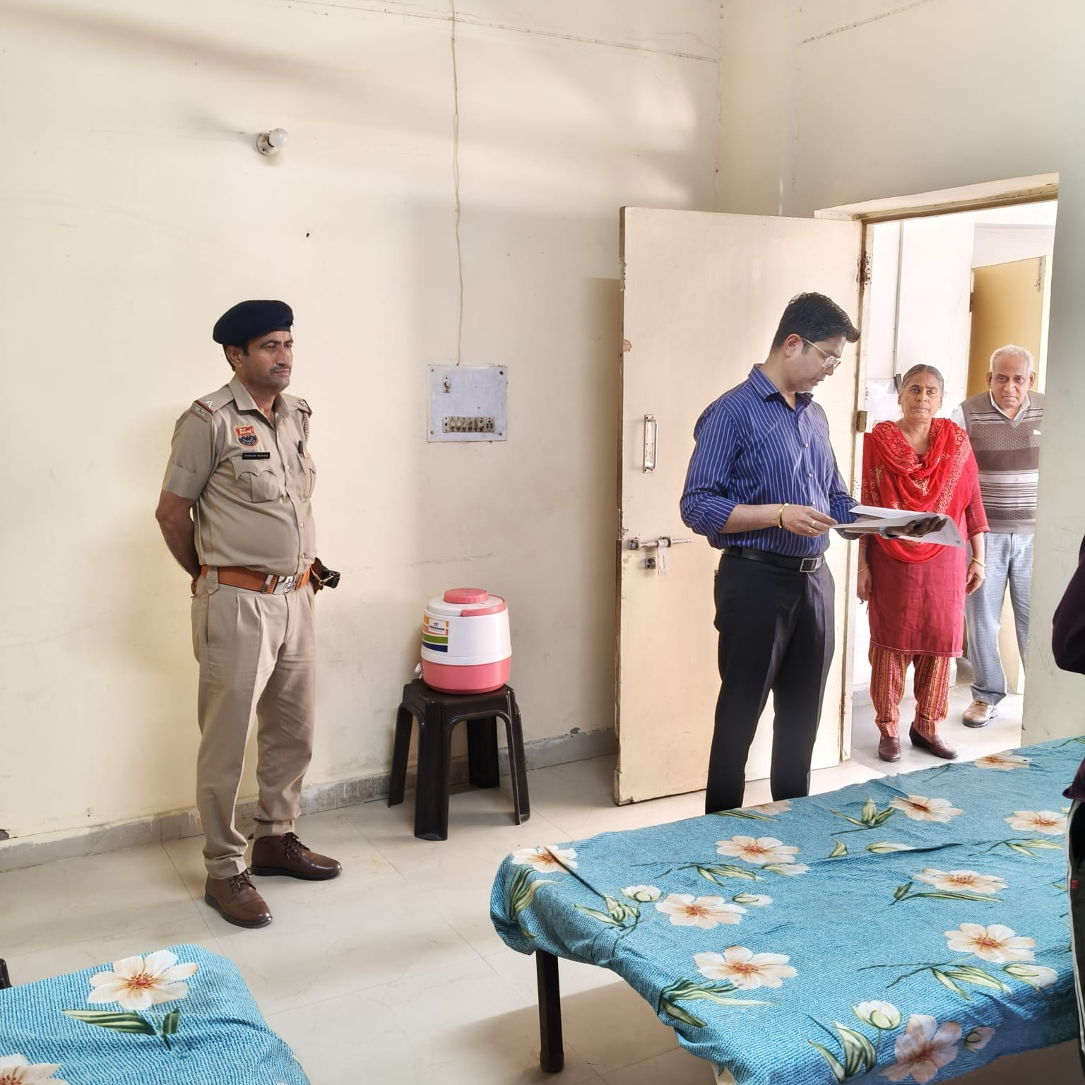 Judicial Magistrate inspected the safe house