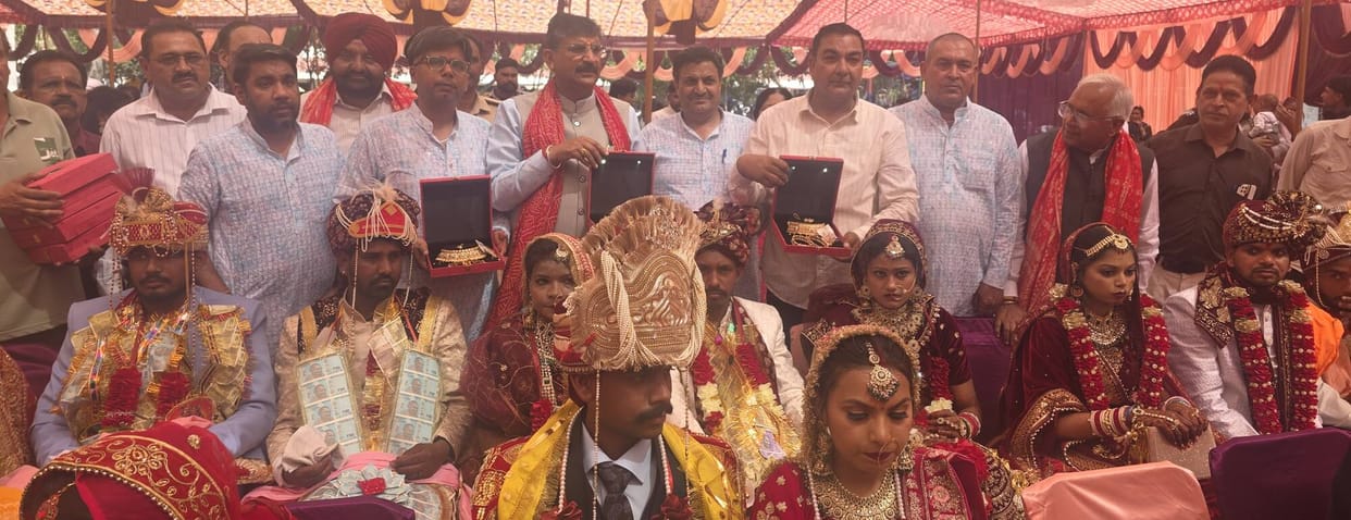 Cabinet Minister blesses the 64th Annual Mass Marriage Ceremony