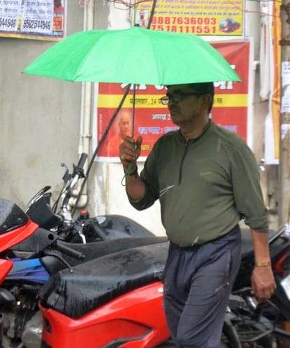 Hailstorm Accompanies Rain; Fear of Crop Damage