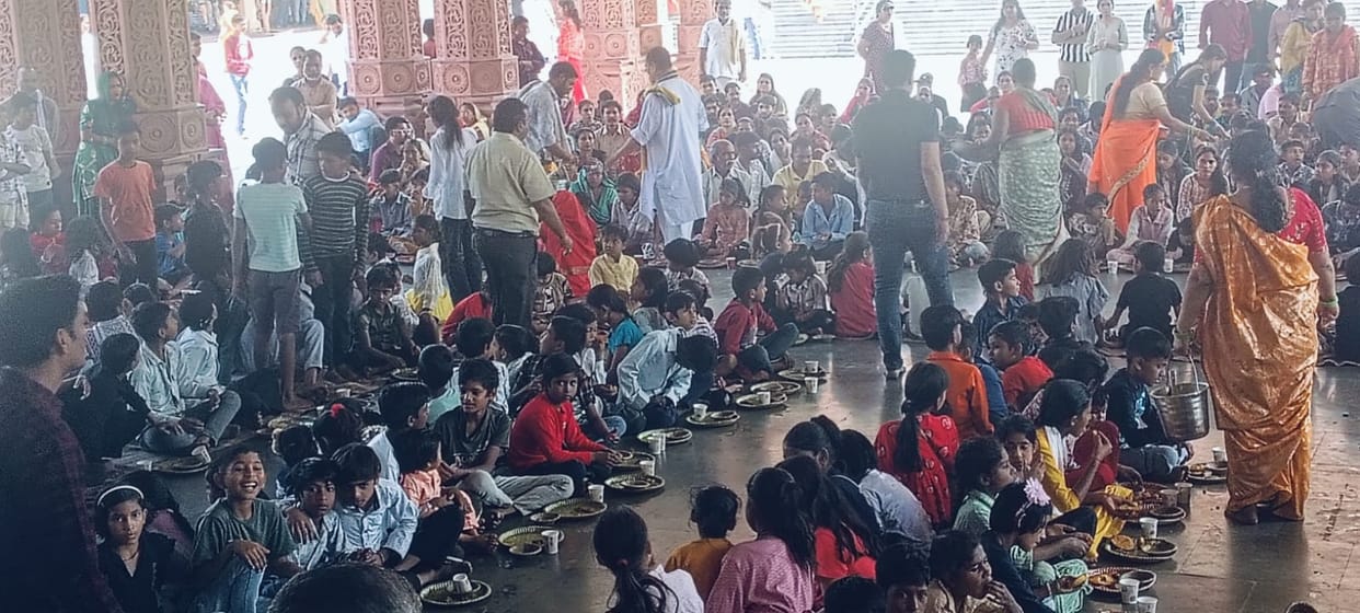 No Curtailment in Prasad at the Birthplace Kitchen