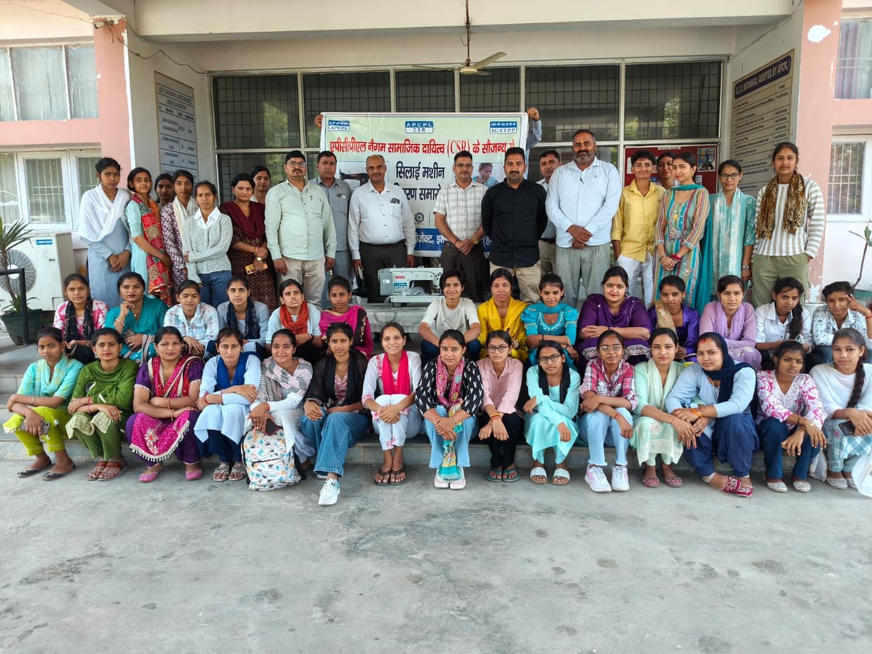 Sewing machines distributed in ITI
