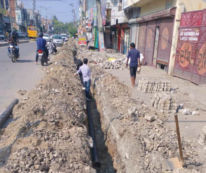 Old and damaged water supply pipelines will be replaced in half the city