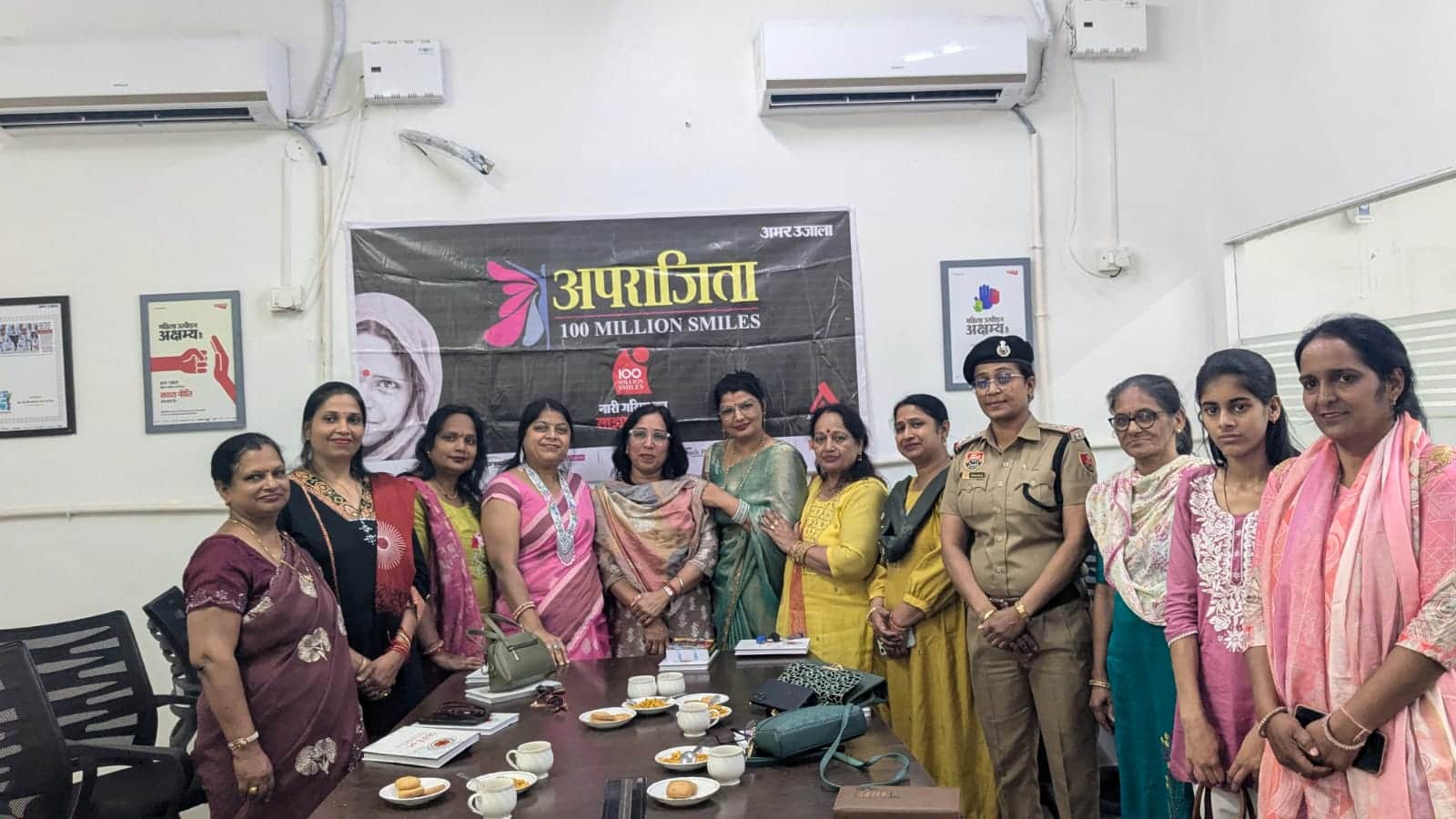 अमर उजाला में आयोजित अपराजिता कार्यक्रम में मौजूद महिलाएं। 