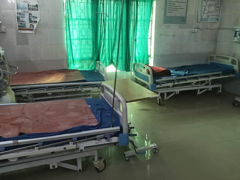 बेवा सीएचसी पर गर्मी से निपटने के लिए तैयार किया गया कोल्ड वार्ड। संवाद