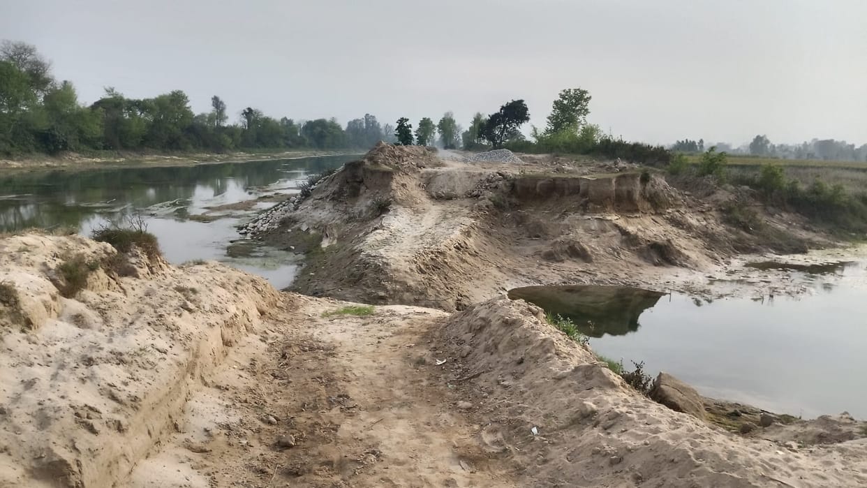A cover-up in the name of repair, the cut canal is still in a bad condition