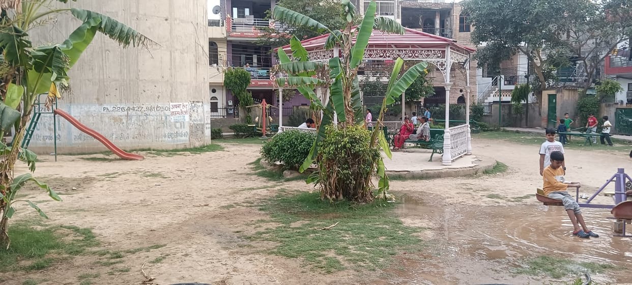 Condition of park in Sector-18 George, residents worried