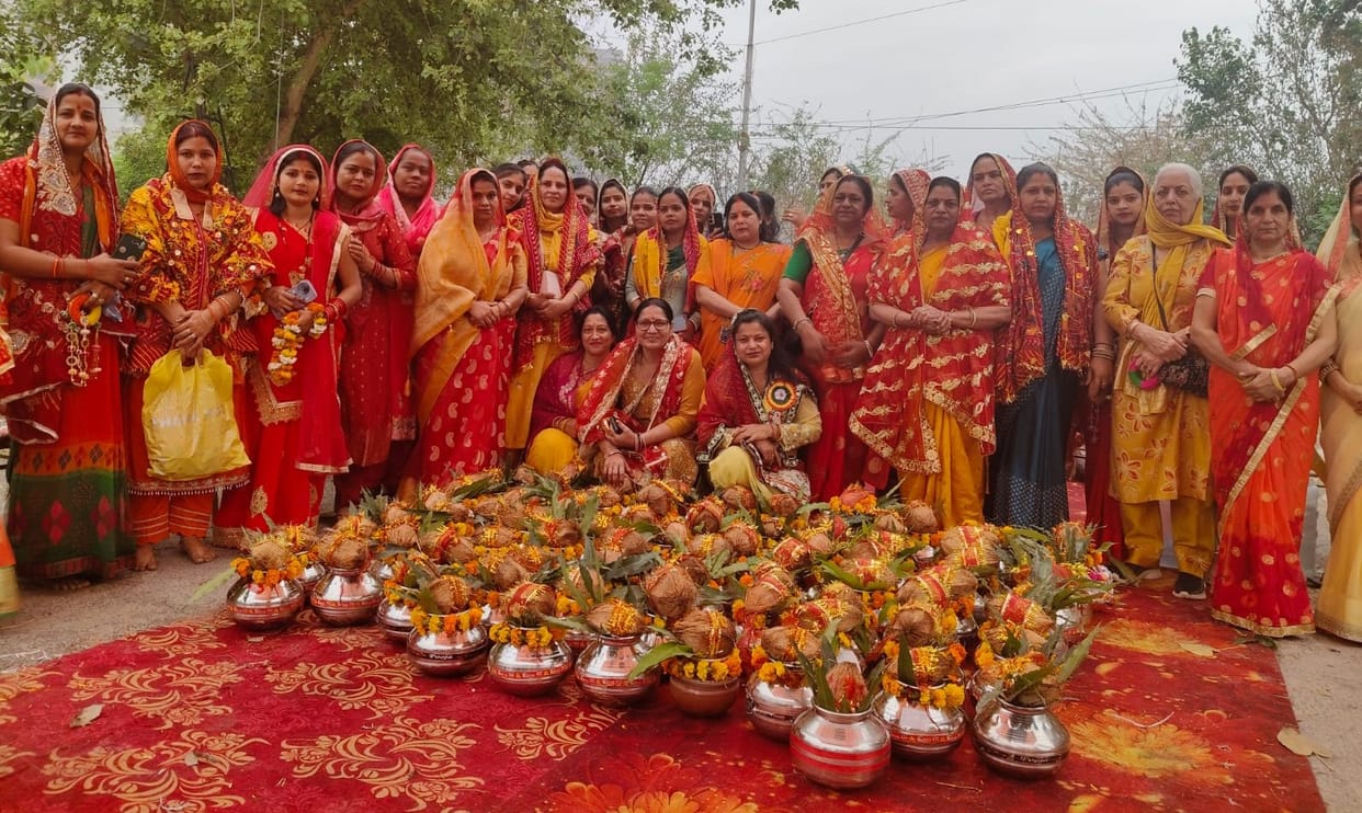 Ram Katha was held at Shri Ram Temple in Omaxe City.