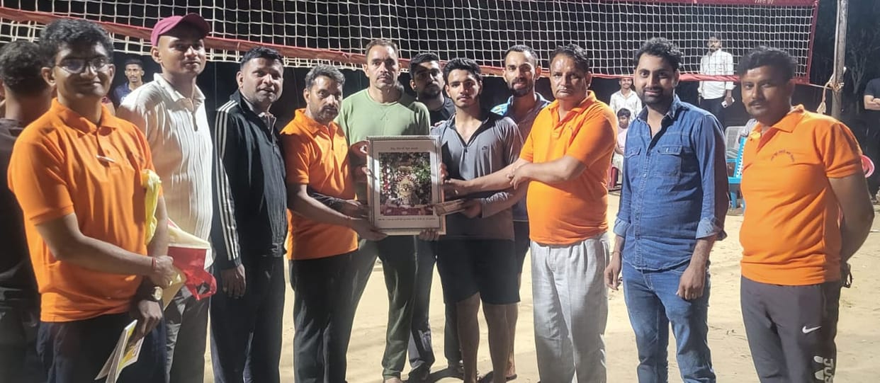 Najafgarh Delhi team winner in volleyball competition