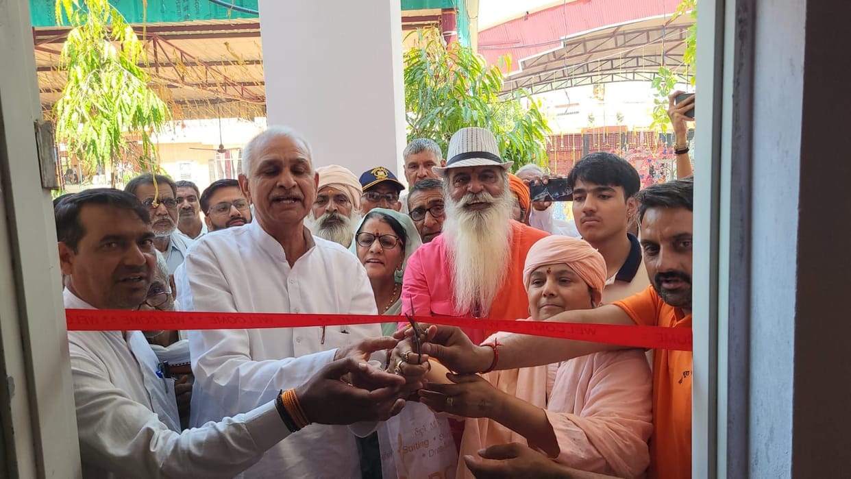 Inauguration of the newly constructed room at Bhura Bhavani Temple
