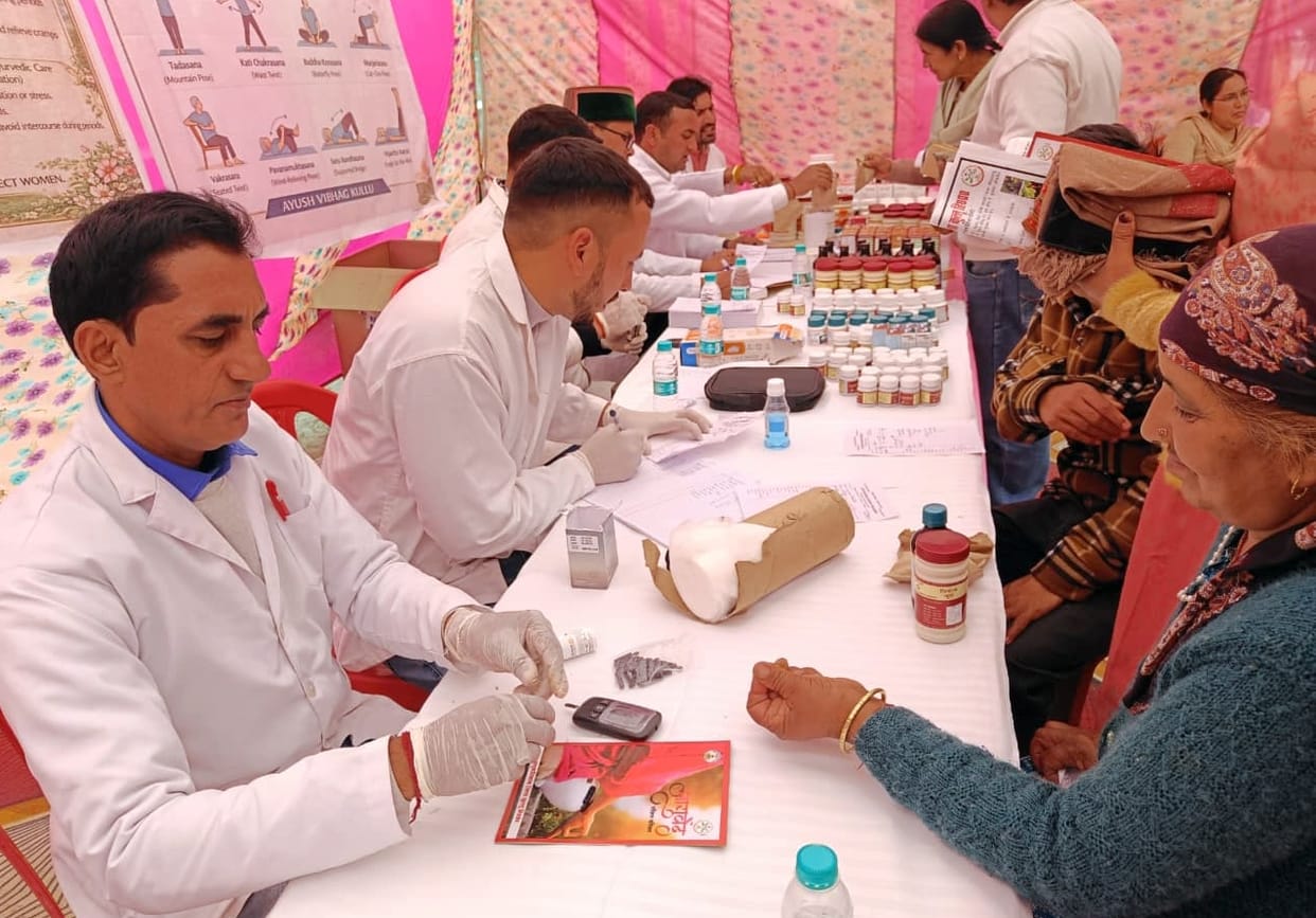 154 patients were treated in Sarsai using AYUSH method.