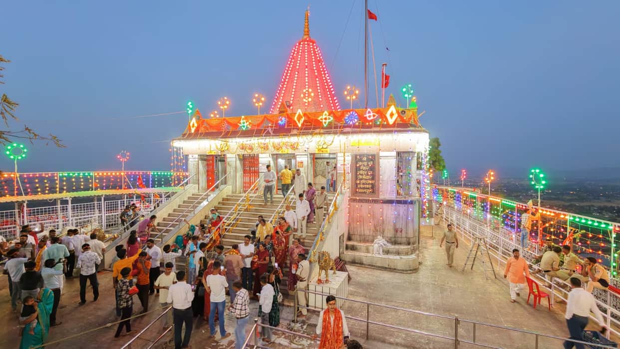 A flood of devotees has surged into Maihar, with over 1 million pilgrims offering prayers in just nine days.