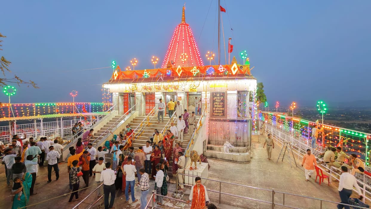 A flood of devotees has surged into Maihar, with over 1 million pilgrims offering prayers in just nine days.