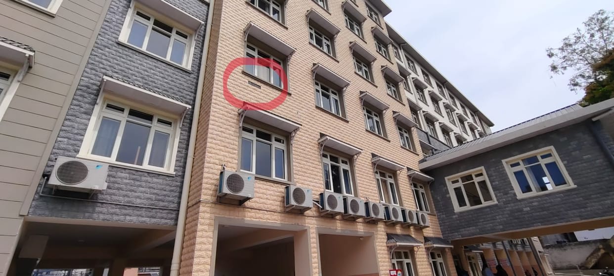 Tiles started falling off just six months after construction, increasing the risk of accidents.