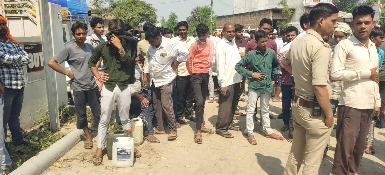 Crowds have dispersed at city pumps, while the crisis persists in villages