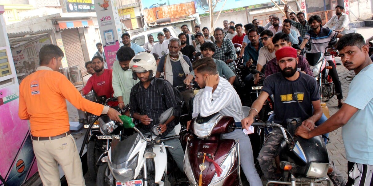Crowds Swell at Petrol Pumps; A Rush to Fill Up Tanks