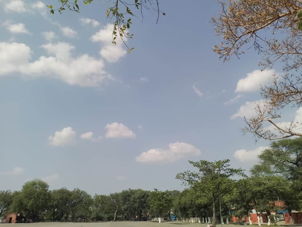 छाए रहे हल्के बादल