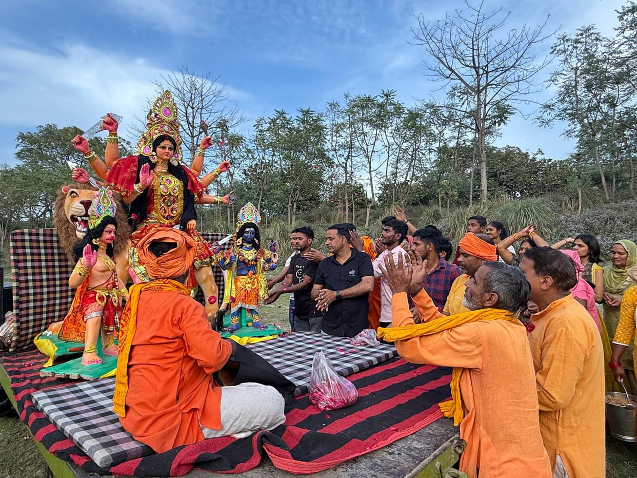 Shri Ram Janmotsav fair concludes, idol immersed in Gang Canal