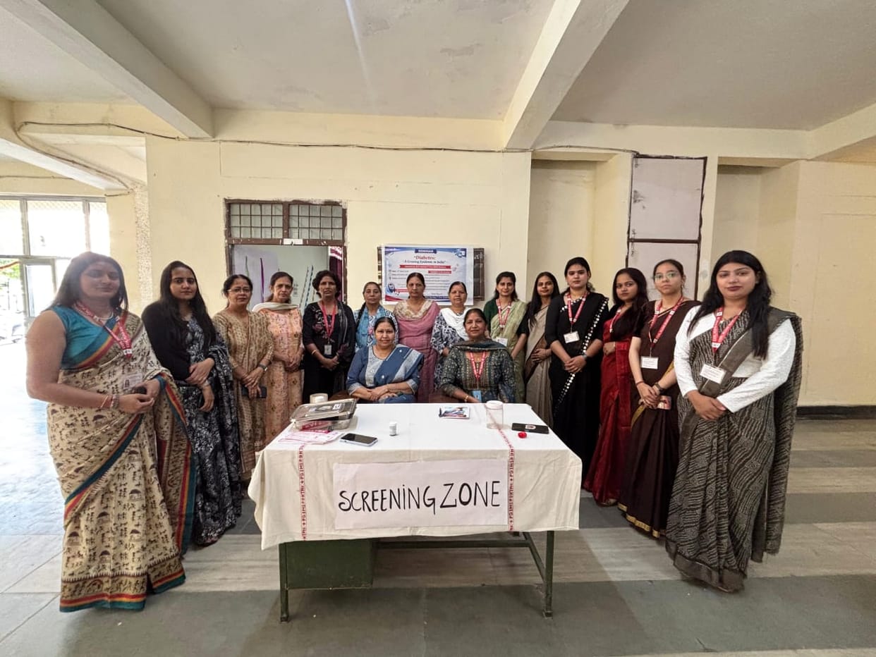 Random blood sugar tests conducted on nursing students
