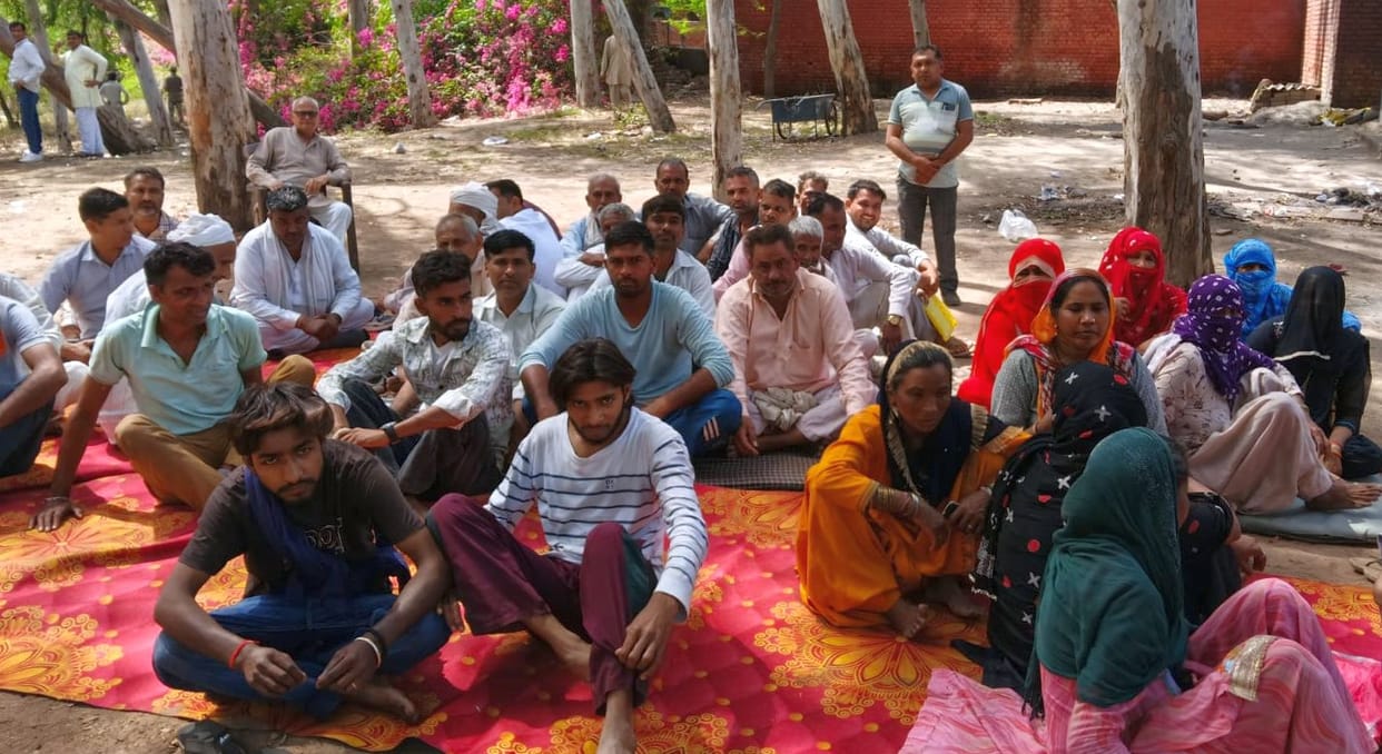 Villagers Stage Sit-in Over House Demolition; Claim: "Government Had Allotted Them"