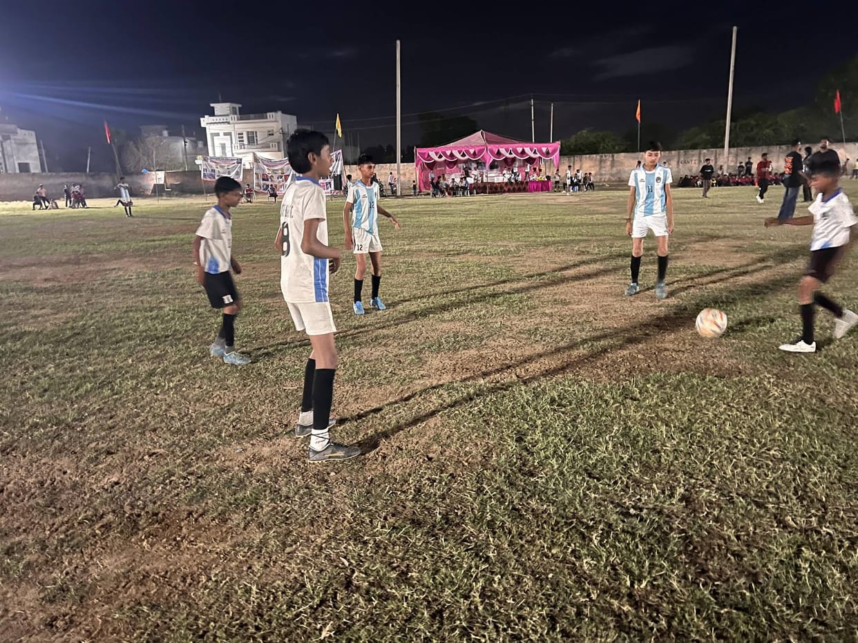 In the football tournament, the visiting team emerged victorious with a 2-1 win.
