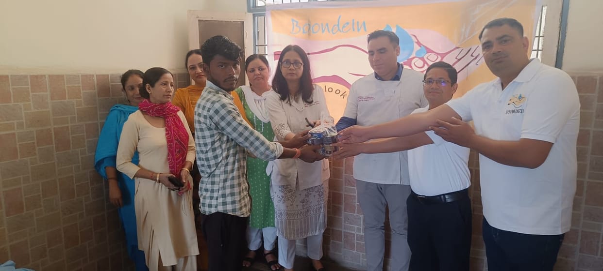 Protein diet given to TB patients in Berry